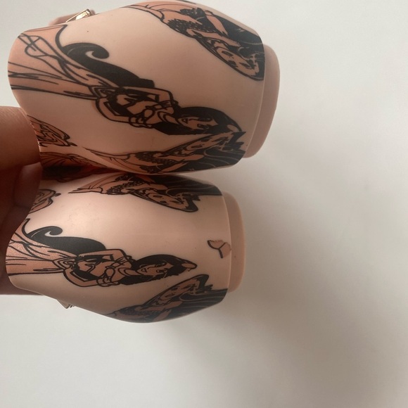 MINI MELISSA Disney Princess Mary Janes size 3. Cinderella,Moana,Ariel jasmine - Picture 9 of 9